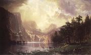 Albert Bierstadt During the mountain china oil painting reproduction